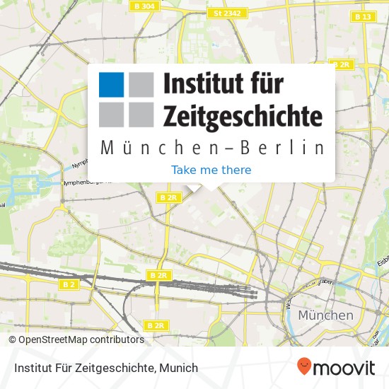 Institut Für Zeitgeschichte map