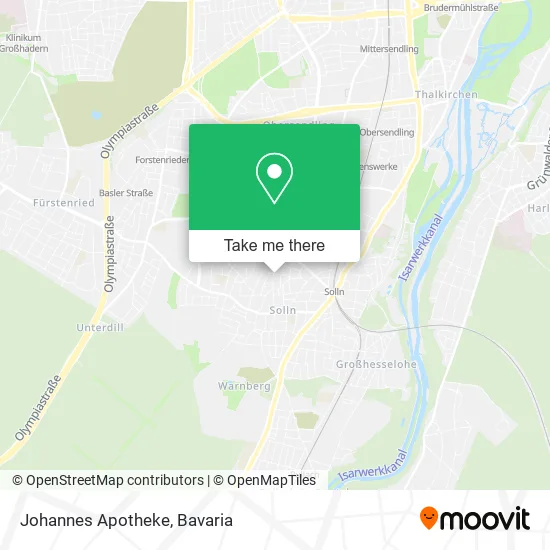 Карта Johannes Apotheke