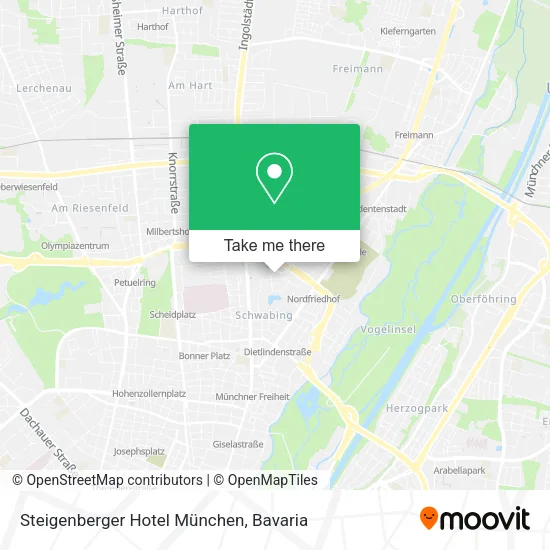 Карта Steigenberger Hotel München