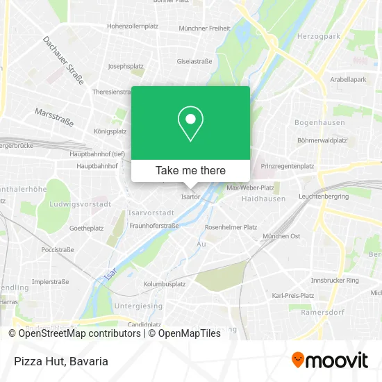 Карта Pizza Hut