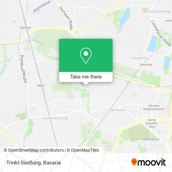 Карта Trinkl-Siedlung