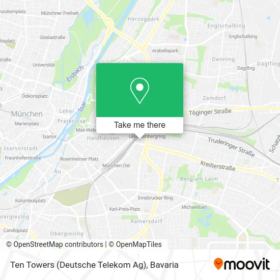 Карта Ten Towers (Deutsche Telekom Ag)