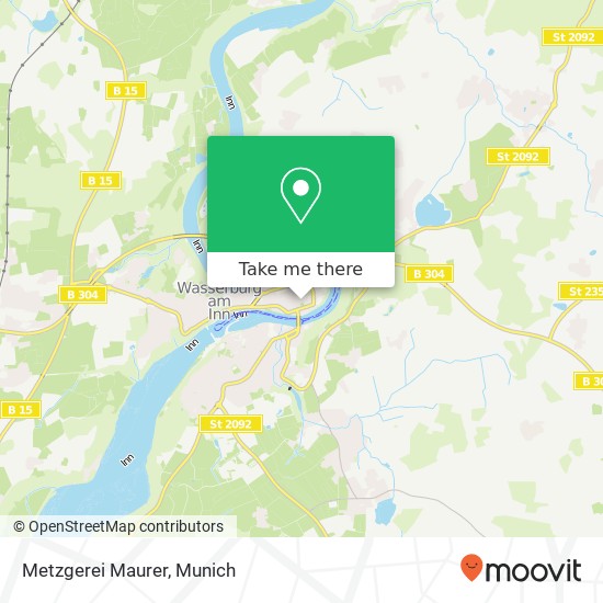 Metzgerei Maurer map