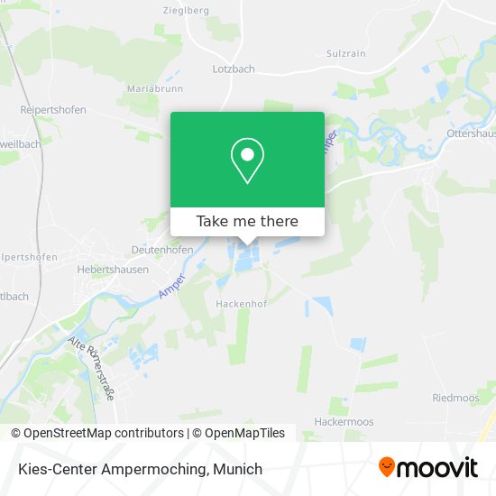 Kies-Center Ampermoching map