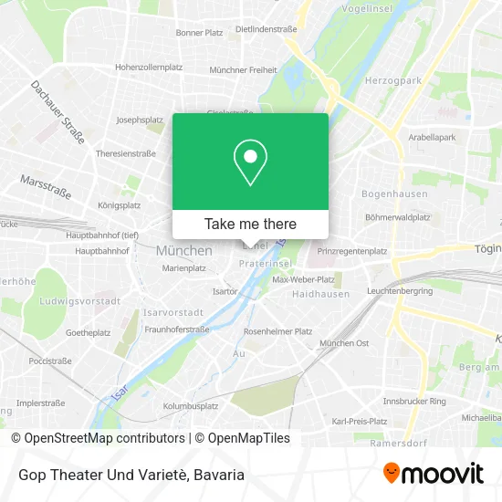 Карта Gop Theater Und Varietè
