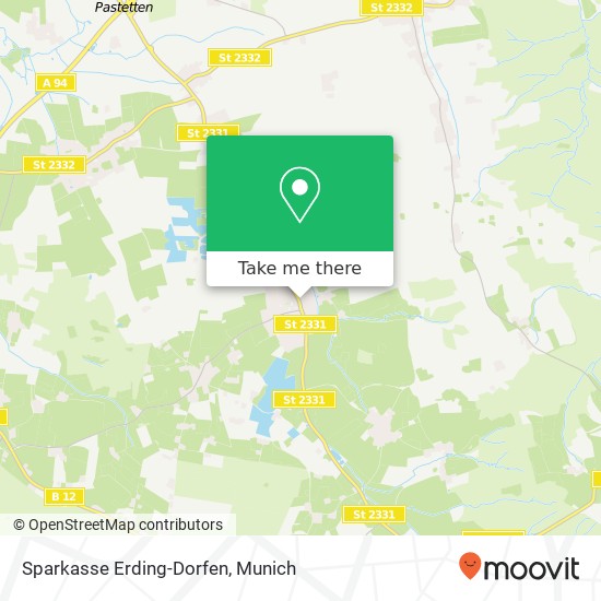 Sparkasse Erding-Dorfen map