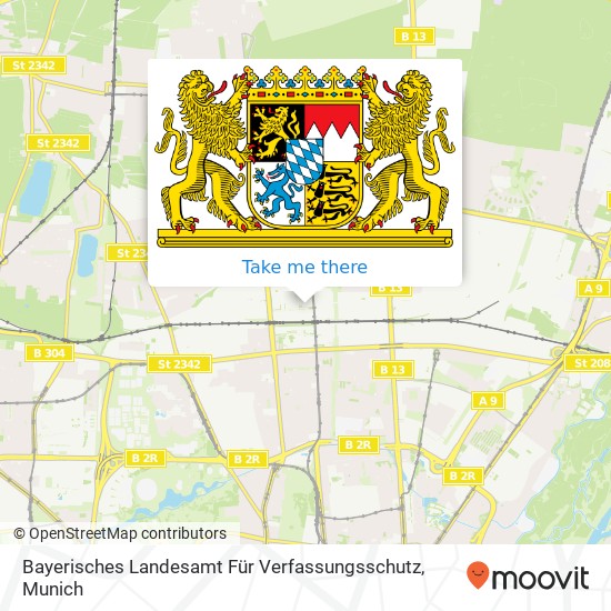 Bayerisches Landesamt Für Verfassungsschutz map