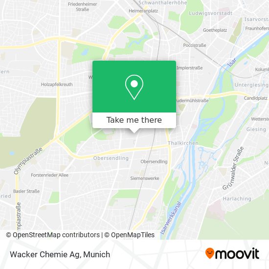 Wacker Chemie Ag map