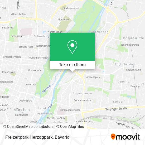 Freizeitpark Herzogpark map