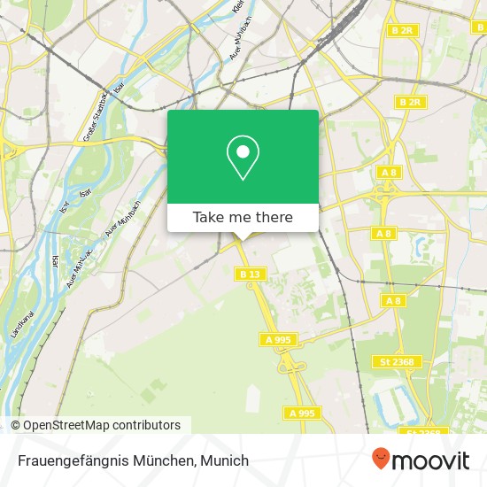 Frauengefängnis München map
