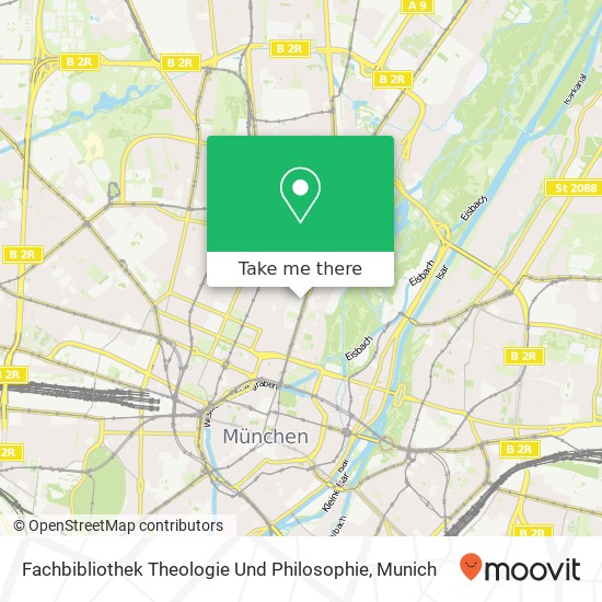 Fachbibliothek Theologie Und Philosophie map