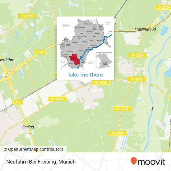 Neufahrn Bei Freising map