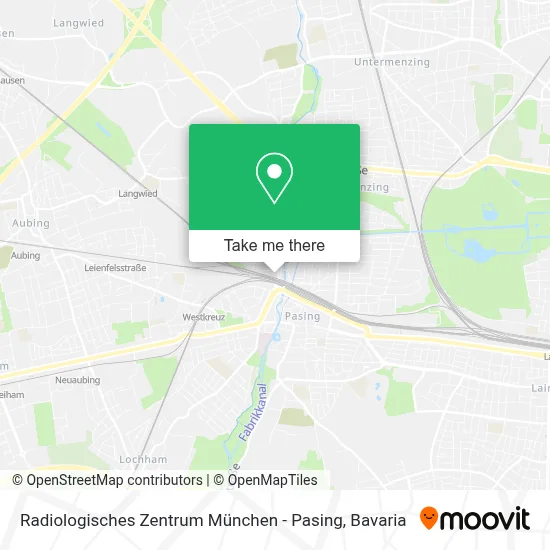 Radiologisches Zentrum München - Pasing map