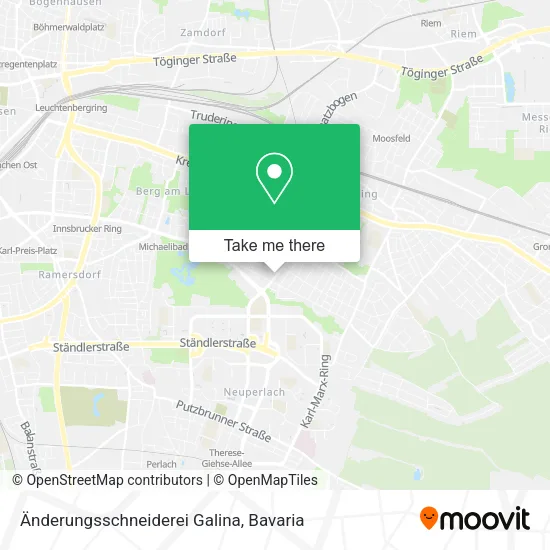 Änderungsschneiderei Galina map