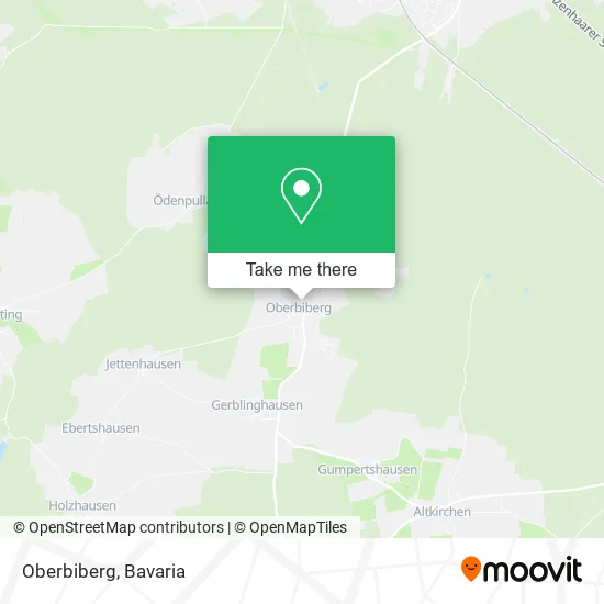 Oberbiberg map