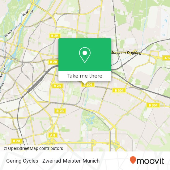 Gering Cycles - Zweirad-Meister map