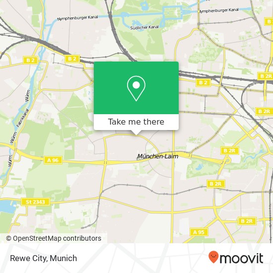 Rewe City map