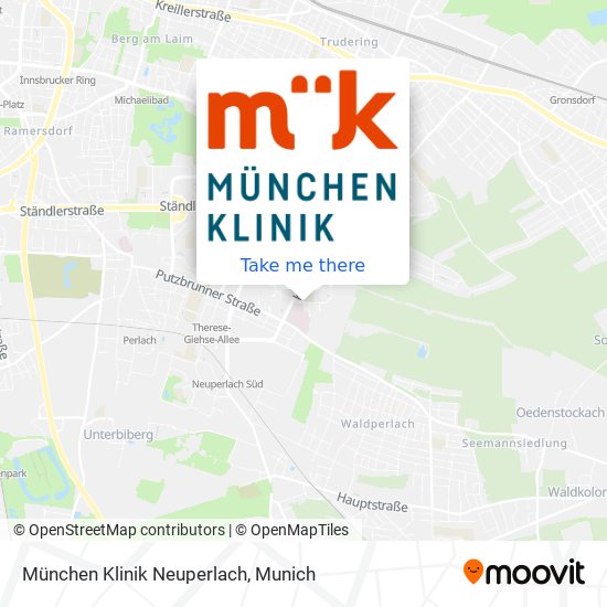 München Klinik Neuperlach map