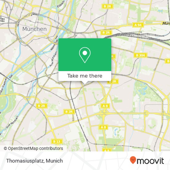 Thomasiusplatz map