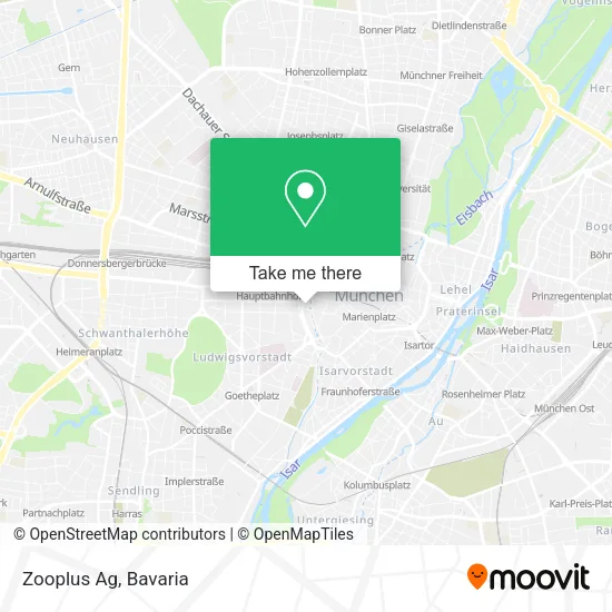 Карта Zooplus Ag