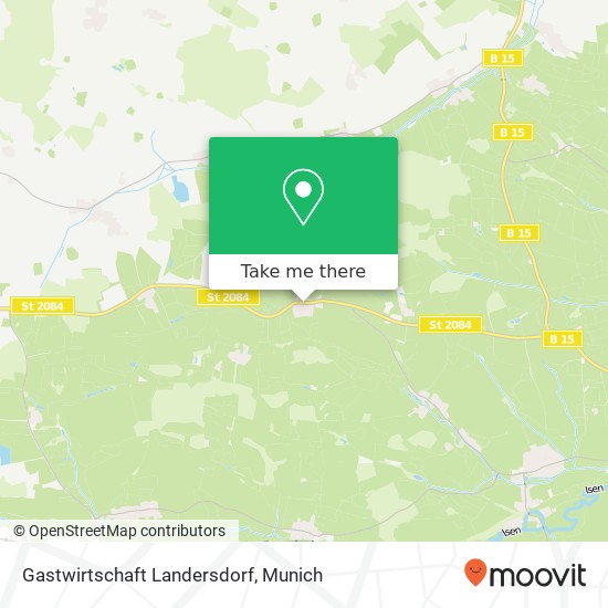 Карта Gastwirtschaft Landersdorf