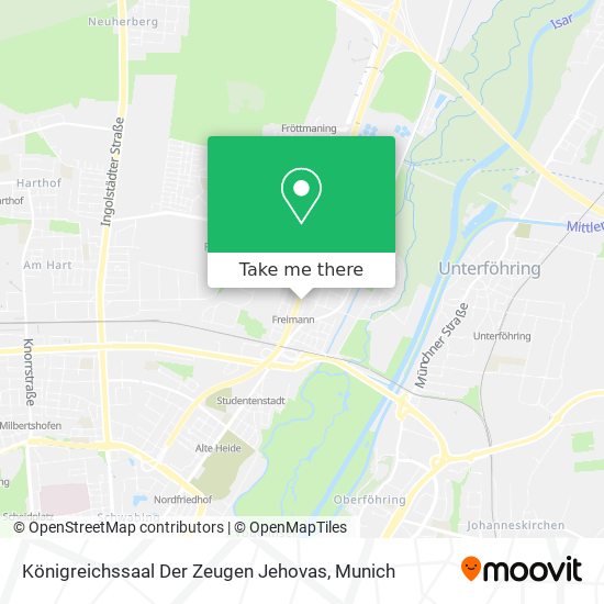 Königreichssaal Der Zeugen Jehovas map