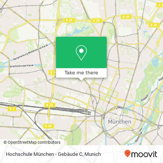 Hochschule München - Gebäude C map