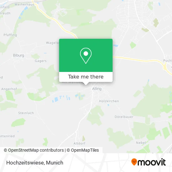 Карта Hochzeitswiese