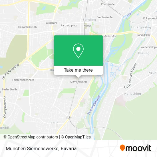 Карта München Siemenswerke