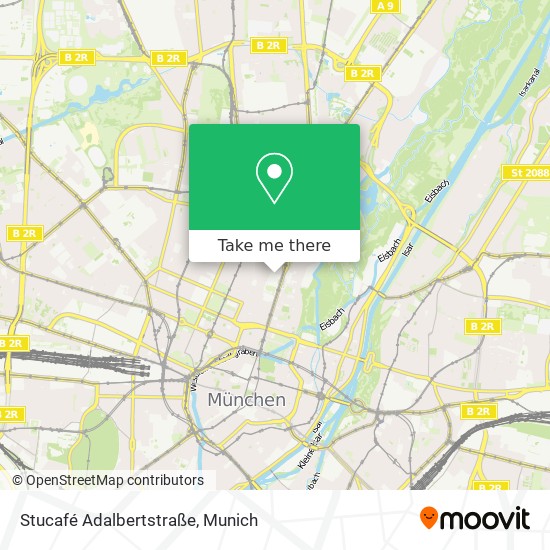 Stucafé Adalbertstraße map