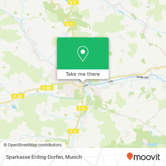 Sparkasse Erding-Dorfen map
