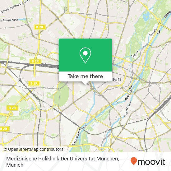 Medizinische Poliklinik Der Universität München map