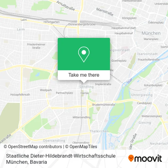Staatliche Dieter-Hildebrandt-Wirtschaftsschule München map