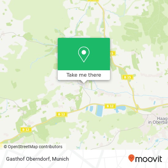 Gasthof Oberndorf map
