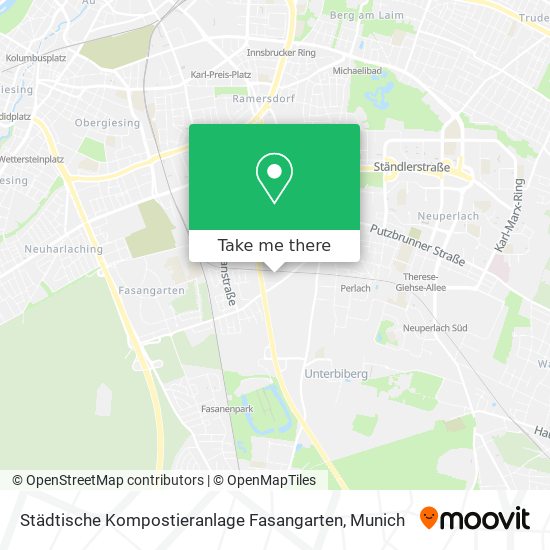 Städtische Kompostieranlage Fasangarten map