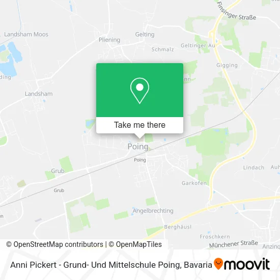 Карта Anni Pickert - Grund- Und Mittelschule Poing
