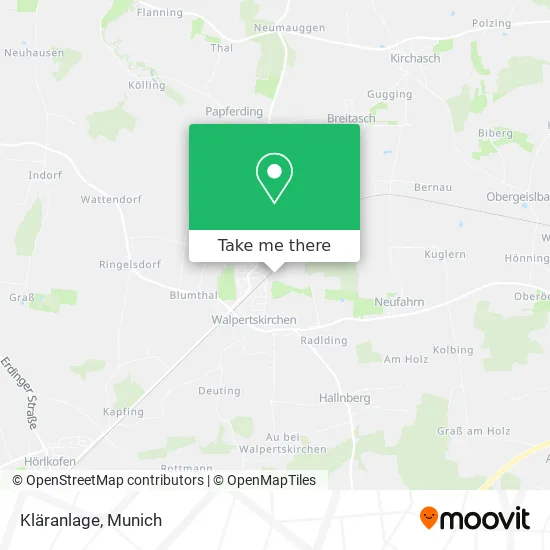 Карта Kläranlage