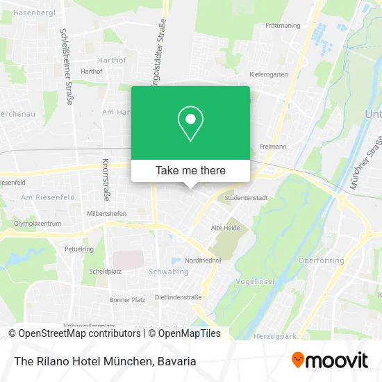 The Rilano Hotel München map