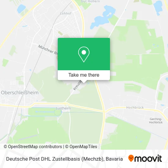 Карта Deutsche Post DHL Zustellbasis (Mechzb)