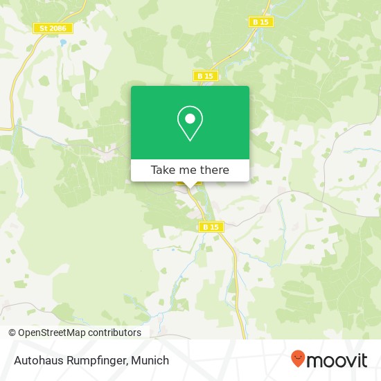 Autohaus Rumpfinger map