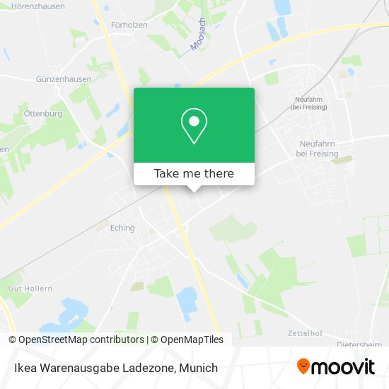 Ikea Warenausgabe Ladezone map
