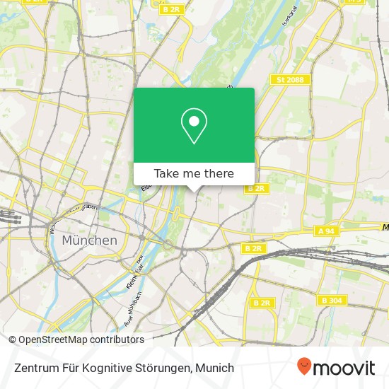 Карта Zentrum Für Kognitive Störungen