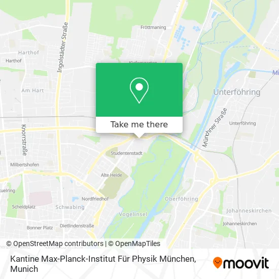 Карта Kantine Max-Planck-Institut Für Physik München