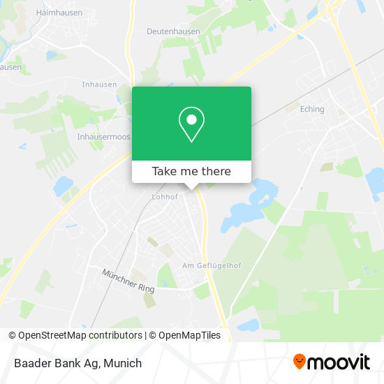 How To Get To Baader Bank Ag In Unterschleissheim By Bus S Bahn Or Subway Moovit