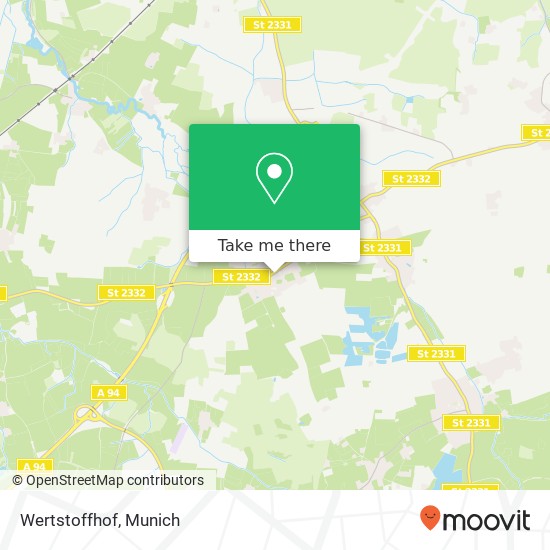 Wertstoffhof map