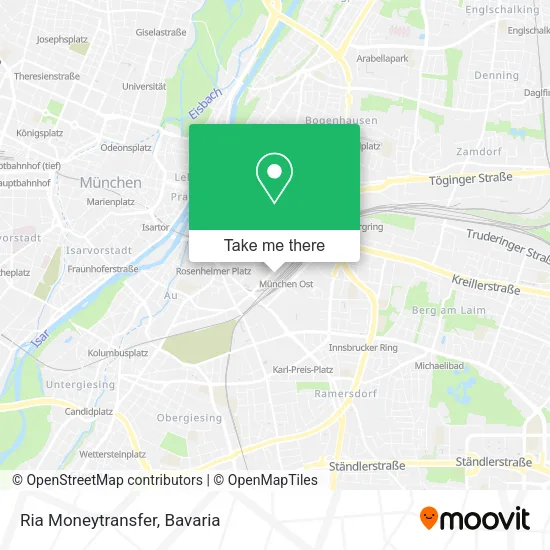 Карта Ria Moneytransfer