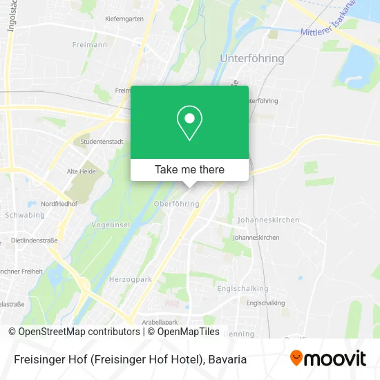 Карта Freisinger Hof (Freisinger Hof Hotel)
