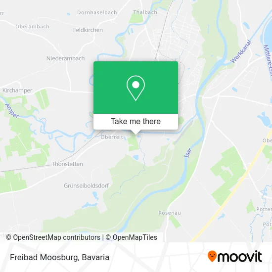 Карта Freibad Moosburg