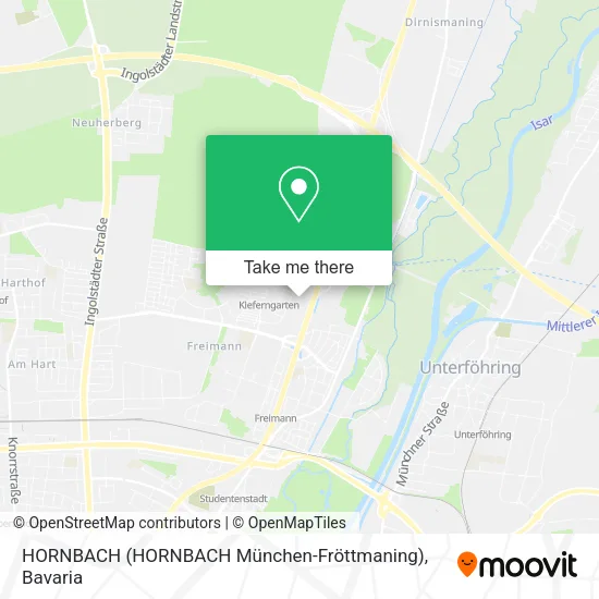 Карта HORNBACH (HORNBACH München-Fröttmaning)