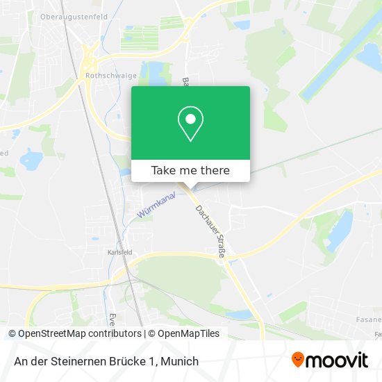 An der Steinernen Brücke 1 map
